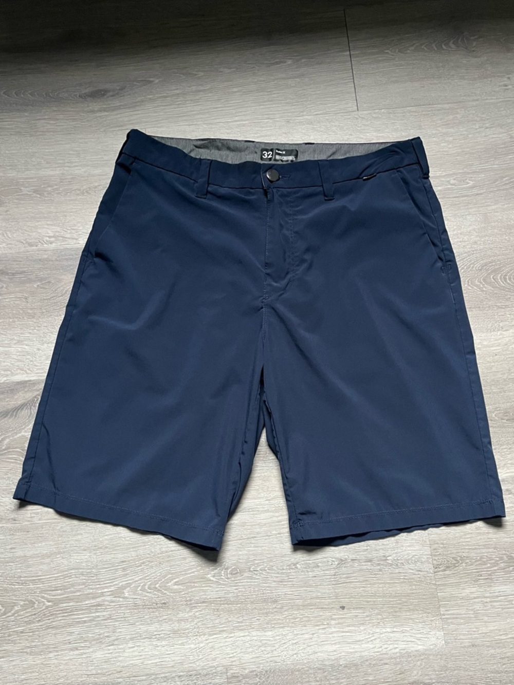 Hurley Men's Navy Blue Board Shorts Size 32